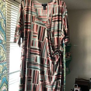 Sassy summer mock wrap dress